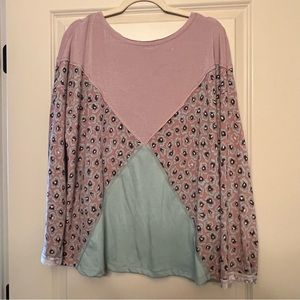 Patterned long sleeve